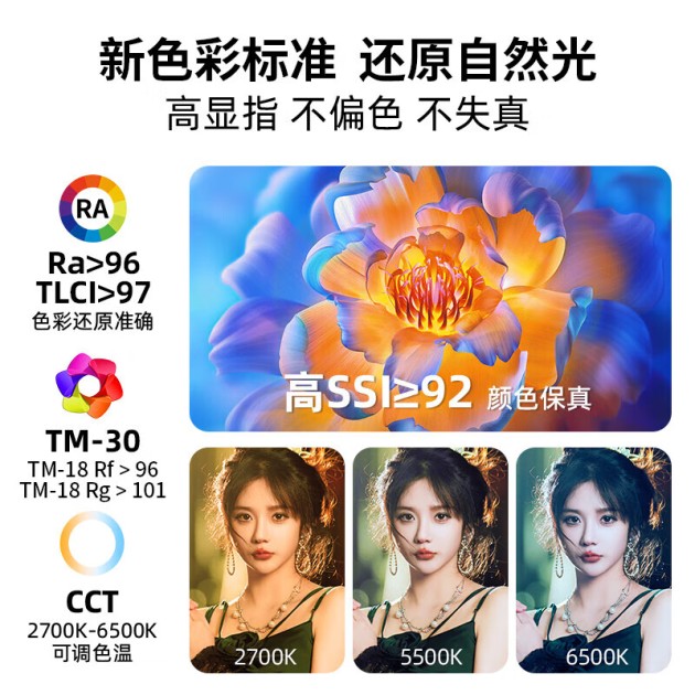 悦光Joylight系列JL-500BI双色温影视灯产品图4